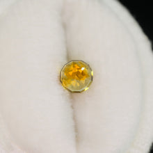 Load image into Gallery viewer, Create your own ring: 0.75ct orange/yellow Montana sapphire