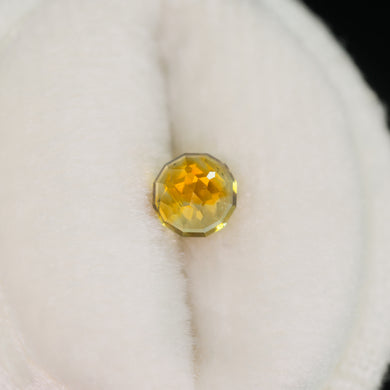 Create your own ring: 0.75ct orange/yellow Montana sapphire