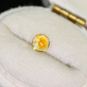 Create your own ring: 0.75ct orange/yellow Montana sapphire