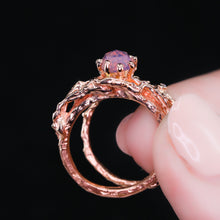 Load image into Gallery viewer, Reverie ring setting (set of 2 rings)