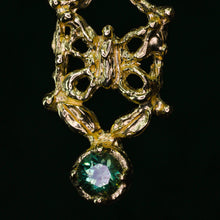 Load image into Gallery viewer, Butterfly Portal: 14K charm/pendant (36 stone options)