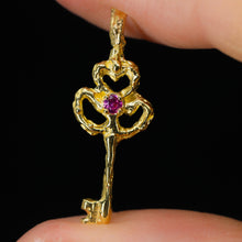 Load image into Gallery viewer, The Hidden Realm Key: 14K charm/pendant (multiple options)