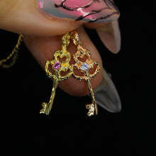 Load image into Gallery viewer, The Hidden Realm Key: 14K charm/pendant (multiple options)