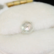 Load image into Gallery viewer, Create your own ring: 0.58ct rosecut hexagon opalescent diamond