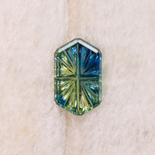 Load image into Gallery viewer, Create your own ring: 0.86ct John Dyer Starbrite parti hexagon sapphire