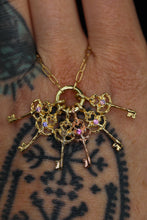 Load image into Gallery viewer, The Hidden Realm Key: 14K charm/pendant (multiple options)