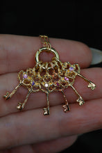Load image into Gallery viewer, The Hidden Realm Key: 14K charm/pendant (multiple options)