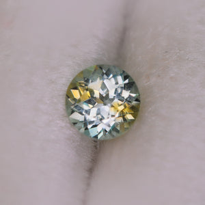 Create your own ring: 0.68ct pastel mint/orange Montana sapphire