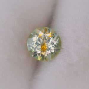 Create your own ring: 0.40ct orange/green Montana sapphire