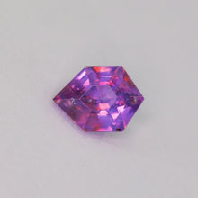 Load image into Gallery viewer, Create your own ring: 0.49ct fuscia/purple step cut hexagon sapphire
