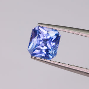 Create your own ring: 1.13ct radiant blue sapphire