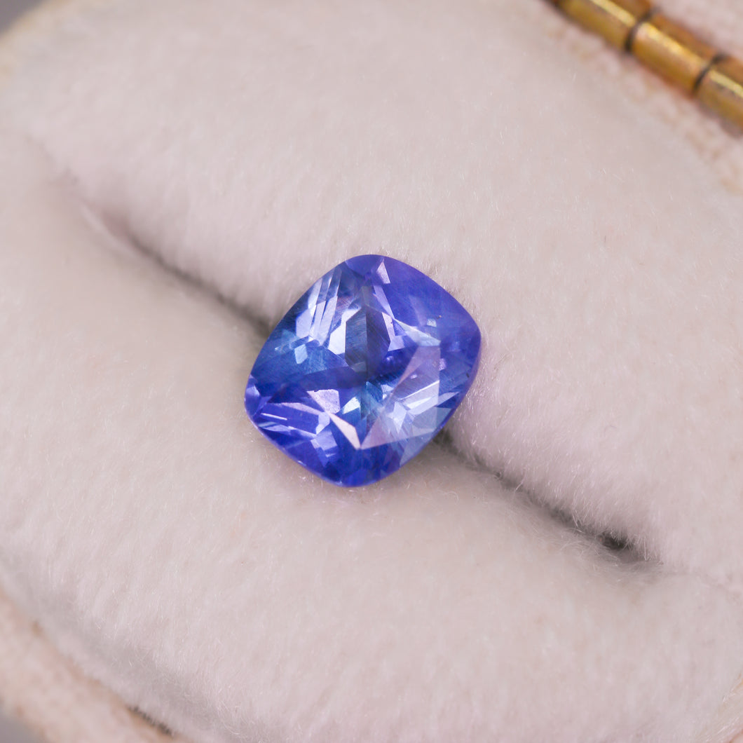Create your own ring: 1.22ct opalescent cushion sapphire