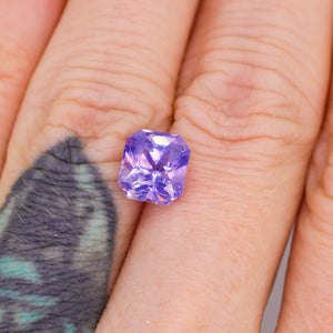 Create your own ring: 3.26ct opalescent violet/purple sapphire