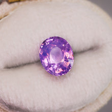 Load image into Gallery viewer, Create your own ring: 2.25ct pink/purple opalescent oval sapphire