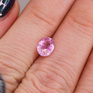 Create your own ring: 1.62ct pink oval sapphire