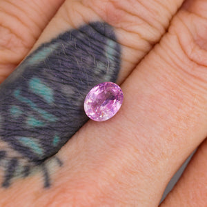 Create your own ring: 1.62ct pink oval sapphire