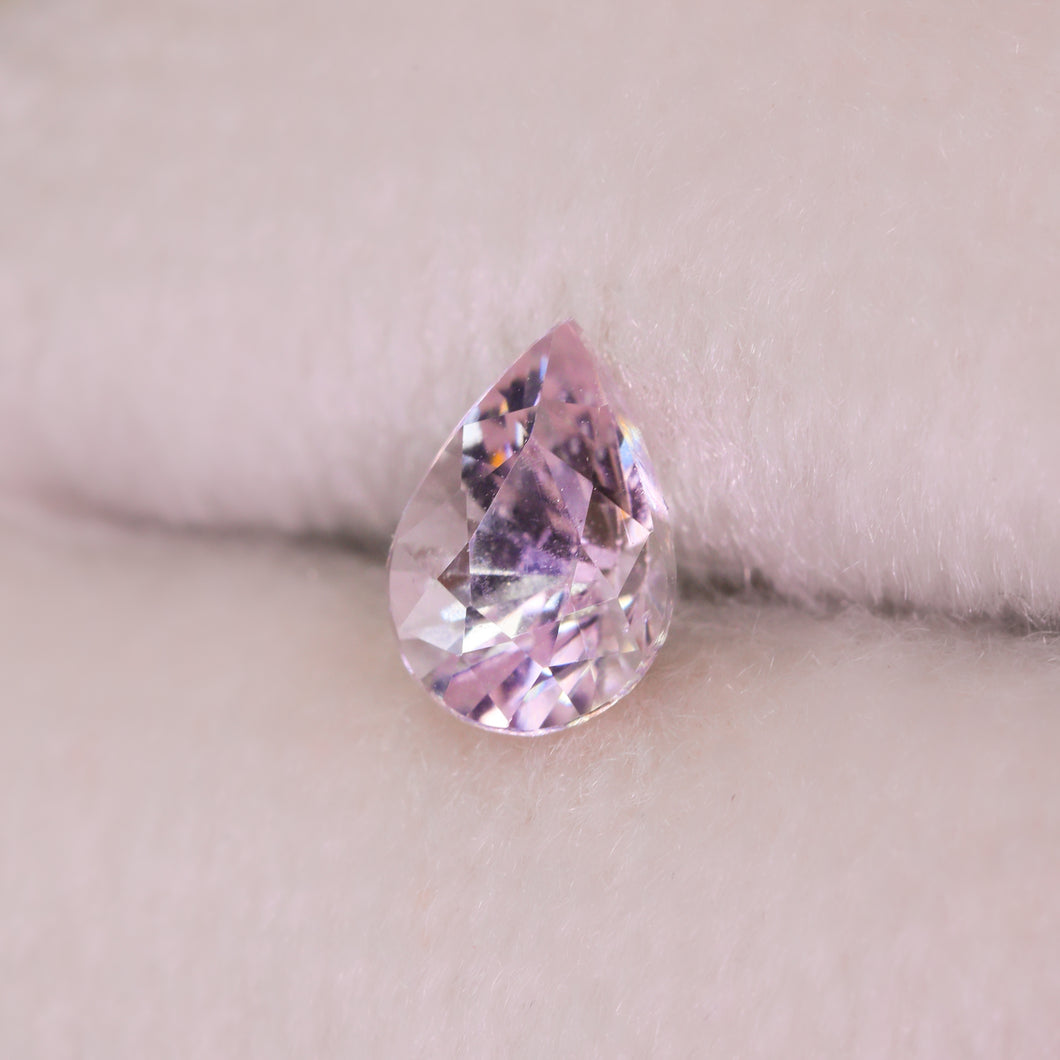 Create your own ring: 0.63ct light pink pear sapphire