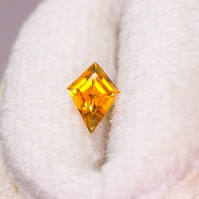 Create your own ring: 0.39ct orange Montana sapphire