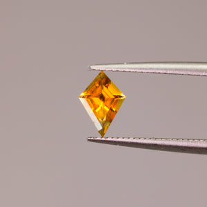 Create your own ring: 0.39ct orange Montana sapphire