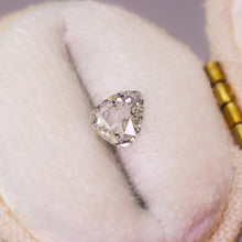Load image into Gallery viewer, Create your own ring: 0.48ct rosecut trillion salt &amp; pepper diamond