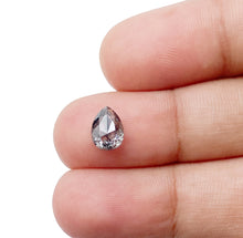 Load image into Gallery viewer, Create your own ring: 1.18ct rosecut pear salt &amp; pepper diamond