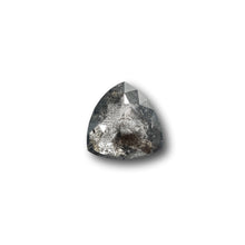 Load image into Gallery viewer, Create your own ring: 1.38ct rosecut trillion salt &amp; pepper diamond