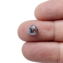 Load image into Gallery viewer, Create your own ring: 1.38ct rosecut trillion salt &amp; pepper diamond