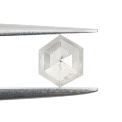 Create your own ring: 0.58ct rosecut hexagon opalescent diamond