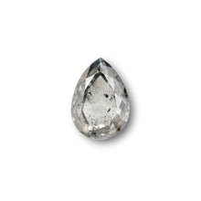 Load image into Gallery viewer, Create your own ring: 0.66ct rosecut pear salt &amp; pepper diamond