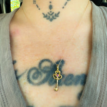 Load image into Gallery viewer, The Hidden Realm Key: 14K charm/pendant (multiple options)