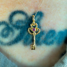 Load image into Gallery viewer, The Hidden Realm Key: 14K charm/pendant (multiple options)