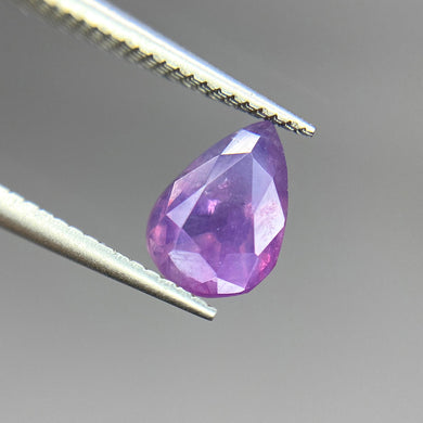 Create your own ring: 0.86ct pink/violet unicorn pear sapphire
