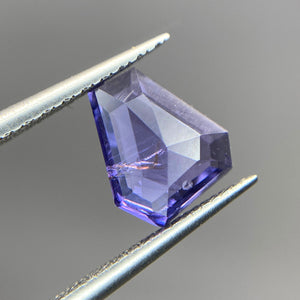Create your own ring: 1.74ct shield rosecut violet/blue Umba sapphire