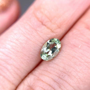Create your own ring: 1.17ct green Montana oval sapphire