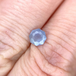 Create your own ring: 0.84ct Tundaru periwinkle hexagon sapphire