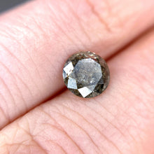 Load image into Gallery viewer, Create your own ring: 1.55ct salt &amp; pepper round brilliant diamond