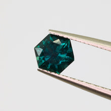 Load image into Gallery viewer, Create your own ring: 0.81ct hexagon teal sapphire