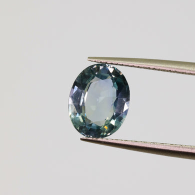 Create your own ring: 2.24ct pastel parti oval sapphire