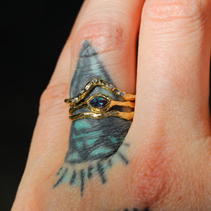 Galadrielle ring in 14k gold (with 12 gemstone options)