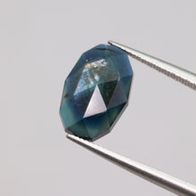 Load image into Gallery viewer, Create your own ring: 4.19ct oval rosecut midnight-blue sapphire