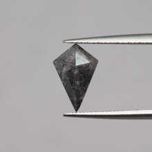 Load image into Gallery viewer, Create your own ring: 1.01ct kite rosecut salt &amp; pepper diamond