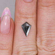 Load image into Gallery viewer, Create your own ring: 1.01ct kite rosecut salt &amp; pepper diamond