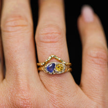 Load image into Gallery viewer, Woodland ring: 14K gold with diamonds