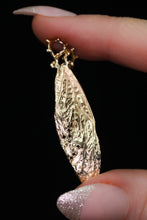 Load image into Gallery viewer, &quot;A wing to set me free&quot;: 14K cicada wing pendant