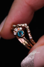 Load image into Gallery viewer, Flora ring: 14K cluster ring (24 gemstone options)