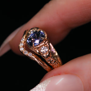 Atara: 14K rose gold & violet Madagascar sapphire ring