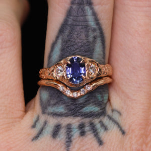 Atara: 14K rose gold & violet Madagascar sapphire ring