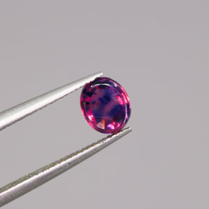 Create your own ring: 0.89ct bicolor rosecut sapphire