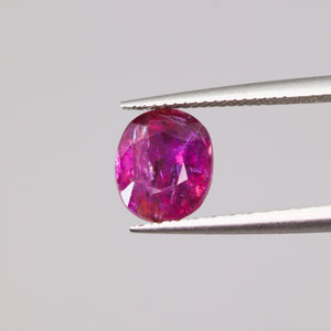 Create your own ring: 1.72ct oval fuscia Umba sapphire