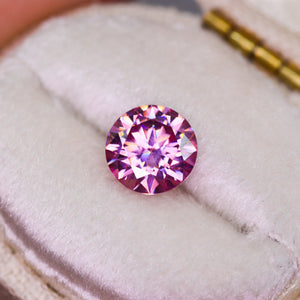 Create your own ring: 1.2ct pink moissanite